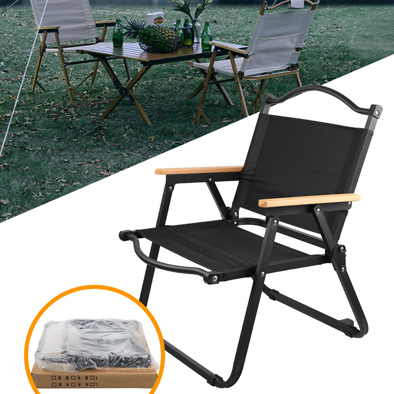 Camping al aire libre silla Kermit silla portátil de playa silla de pesca silla plegable con respaldo silla de luna de Oxford
