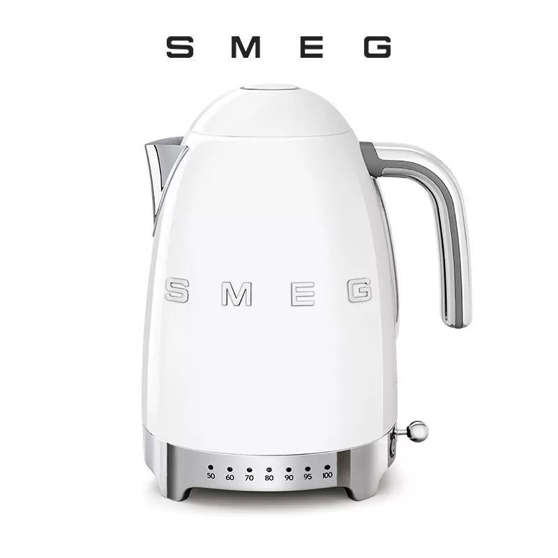 Электрический чайник SMEG KLF04, ёмкость 1,7 л, 7 уровней температуры, термоизоляция