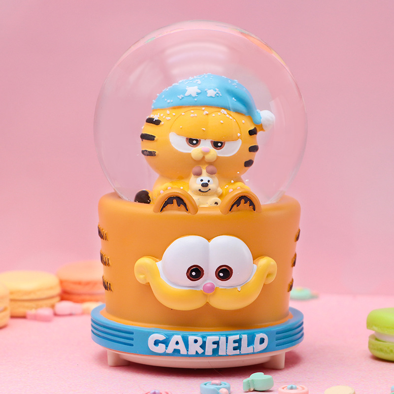 Romántico secreto bosque bola de cristal luminosa caja de música caballo blanco creativo decoración de escritorio de niña regalo de estudiante al por mayor