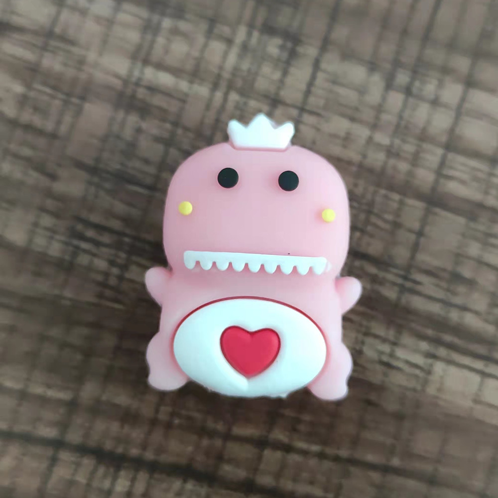 Protector de cable de datos animal lindo dibujos animados silicona anti-ruptura cable de carga picador de alambre mordedor de uso doméstico diario