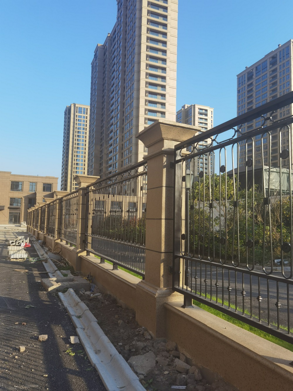 PC砖预制混凝土欧式围墙顶帽腰线条