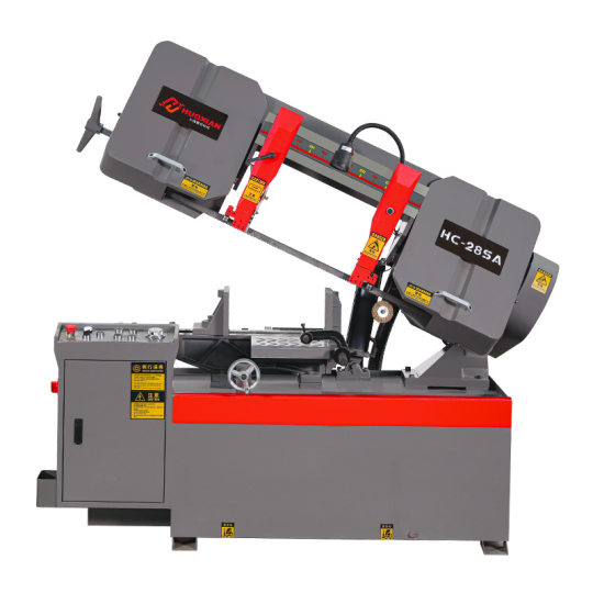 FireWire sawing machine hydraulic semi-automatic round steel plate threaded steel aluminum profile cutting horizontal scissors small band sawing machine