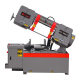 FireWire sawing machine hydraulic semi-automatic round steel plate threaded steel aluminum profile cutting horizontal scissors small band sawing machine