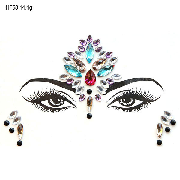 Crystal face sticker ˮü걦ʯ곧