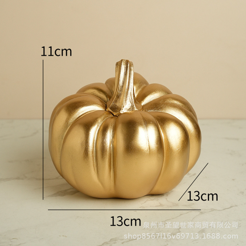 アメリカのハロウィンレトロカボチャの装飾品家庭用家具樹脂工芸品リビングルーム玄関装飾用品卸売|undefined