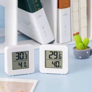 Intelligent Indoor Temperature and Humidity Meter Mini Baby Room Thermometer High-Precision Dry and Wet Display Detection Instrument