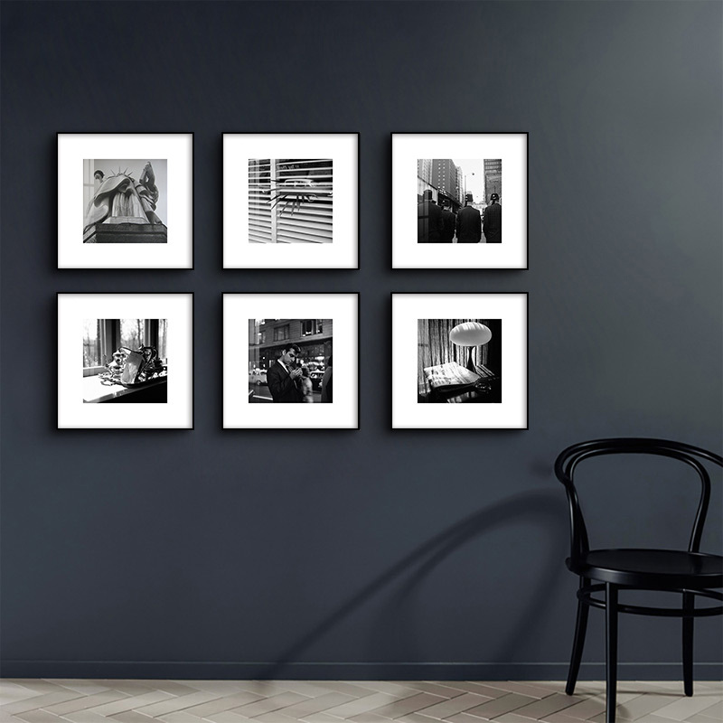 Black and white photo photography decorative painting living room dining room dining room retro simple style combination hanging painting niche art mural Black and white photo photography decorative painting living room dining room dining room retro simple style combination hanging painting niche art mural