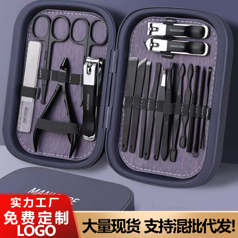 Cuchillo de pedicura de acero inoxidable de piel muerta, cortadora de uñas grises, conjunto de cortadores de uñas, pinza de garganta, pinza de uñas, pinza de uñas, pinza de uñas