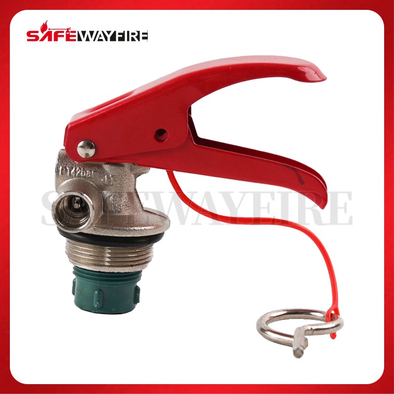 外贸款 CE认证 消防配件1-3KG手提式干粉阀门 压把 灭火器阀门