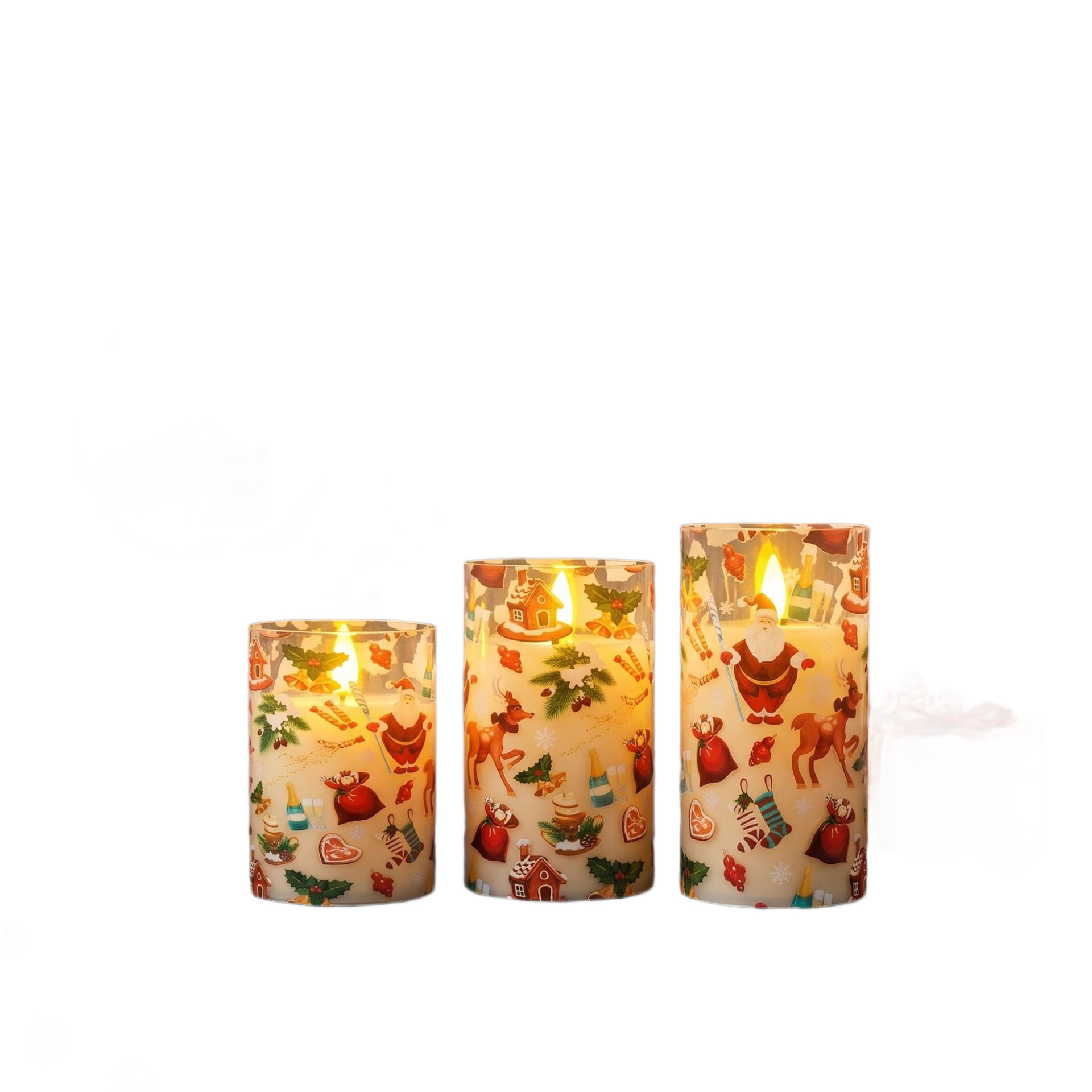 Lámpara de vela electrónica transfronteriza LED cera simulada fiesta de Navidad decoración de cumpleaños sin humo luz de atmósfera personalizada