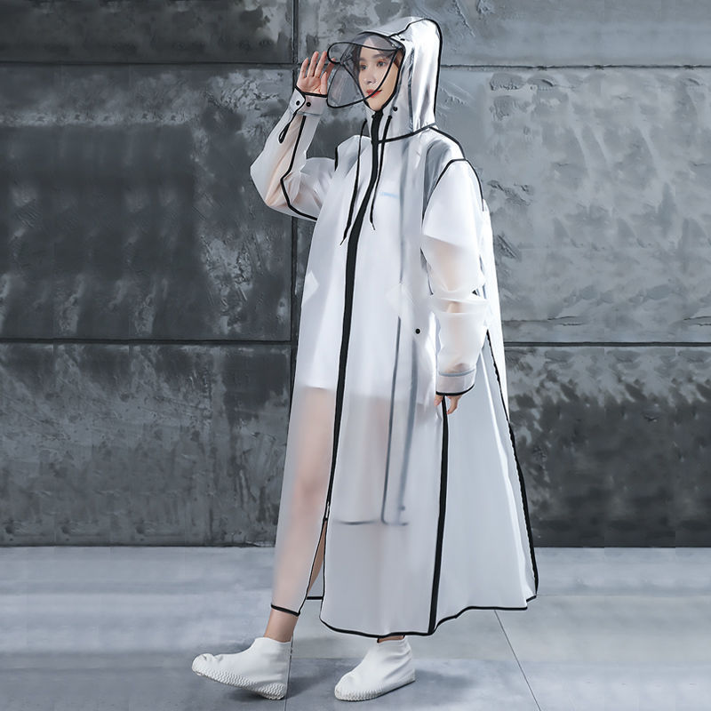 새로운 비옷 전기 자동차 배터리 자동차 폭풍우 방지 전신 긴 성인 여성 승마 남성 자전거 학생 ENSHUN