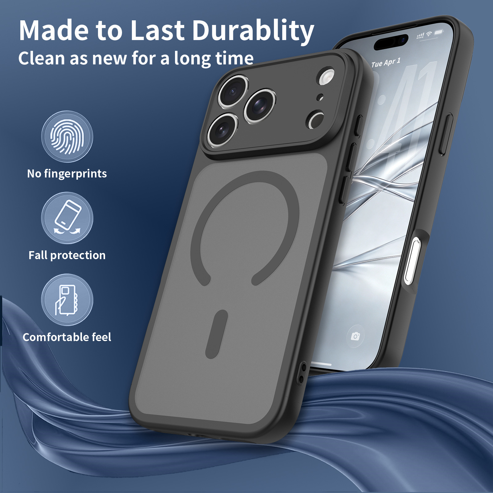 Cross - Border adecuado para iPhone 18promax carcasa de teléfono móvil, lente magnética sensible a la piel, paquete completo de protección Apple 17