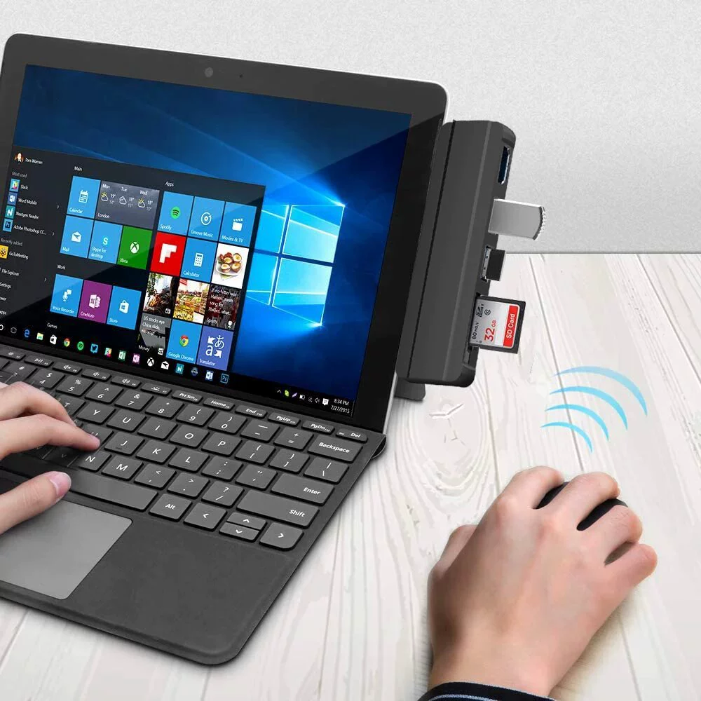 Extended dock suitable for Surface Pro4/5/6 notebook USB to HDMI docking card reader USB3.0