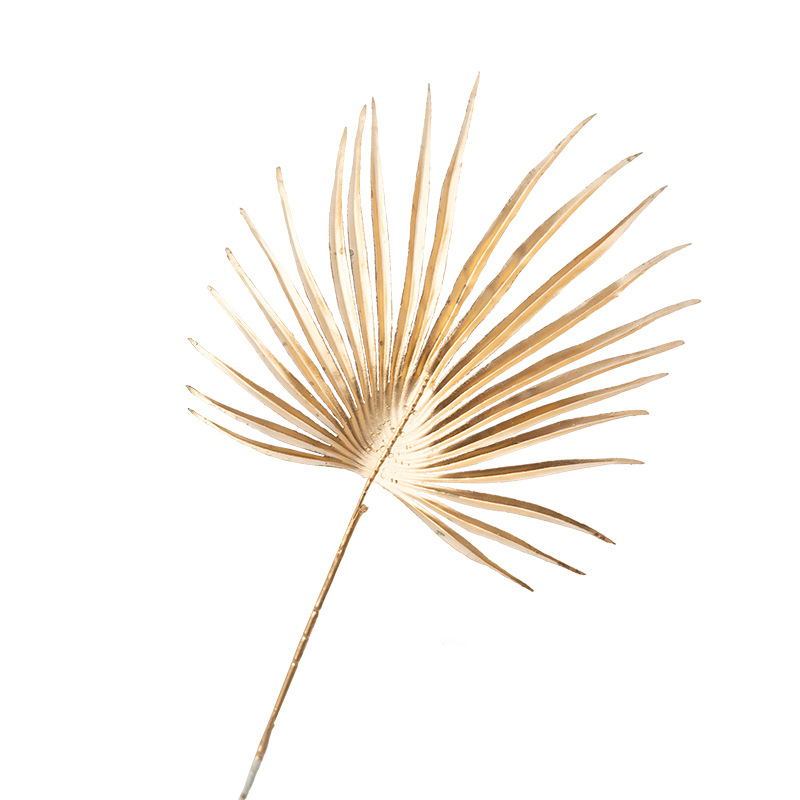 Flores artificiales doradas para Navidad