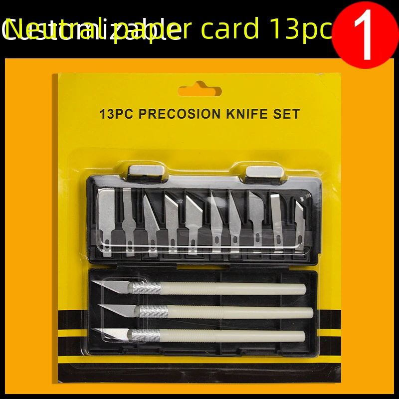 13PC carving knife small engraved knife cutting knife cutting knife sticker film knife blade blade paper -cutting tool