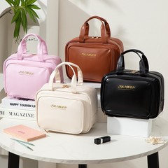 パッチポケット化粧品バッグ大容量女性のハイエンドポータブル収納超人気パーティションインターネットセレブスキンケア製品収納袋