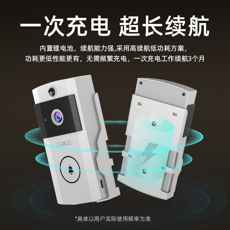 U9 Wireless Video Doorbell Home Surveillance Video Intercom HD Night Vision Capshot Infrared Surveillance Mobile Detection