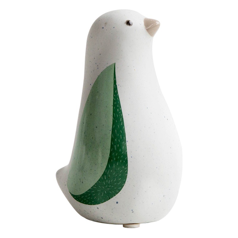 Lindo ins estilo fresco cerámica animal pájaro decoración escritorio habitación transfronteriza artesanía regalo suave Decoración