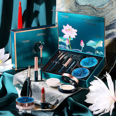 歌维拉花悦容西子套装礼盒口红彩妆套盒初学者化妆品国风抖音同款|ms