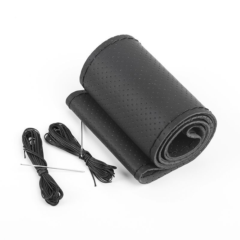 Microfiber 가죽 (풀 홀 블랙 라인)