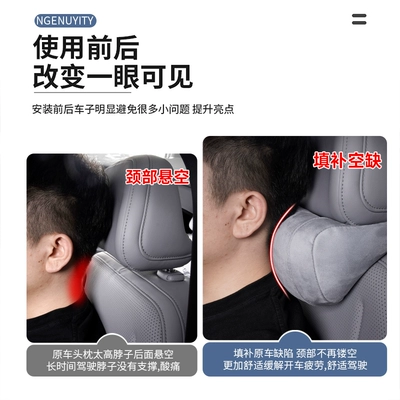 Memory Foam Lumbar Pillow, Same Model as Headrest