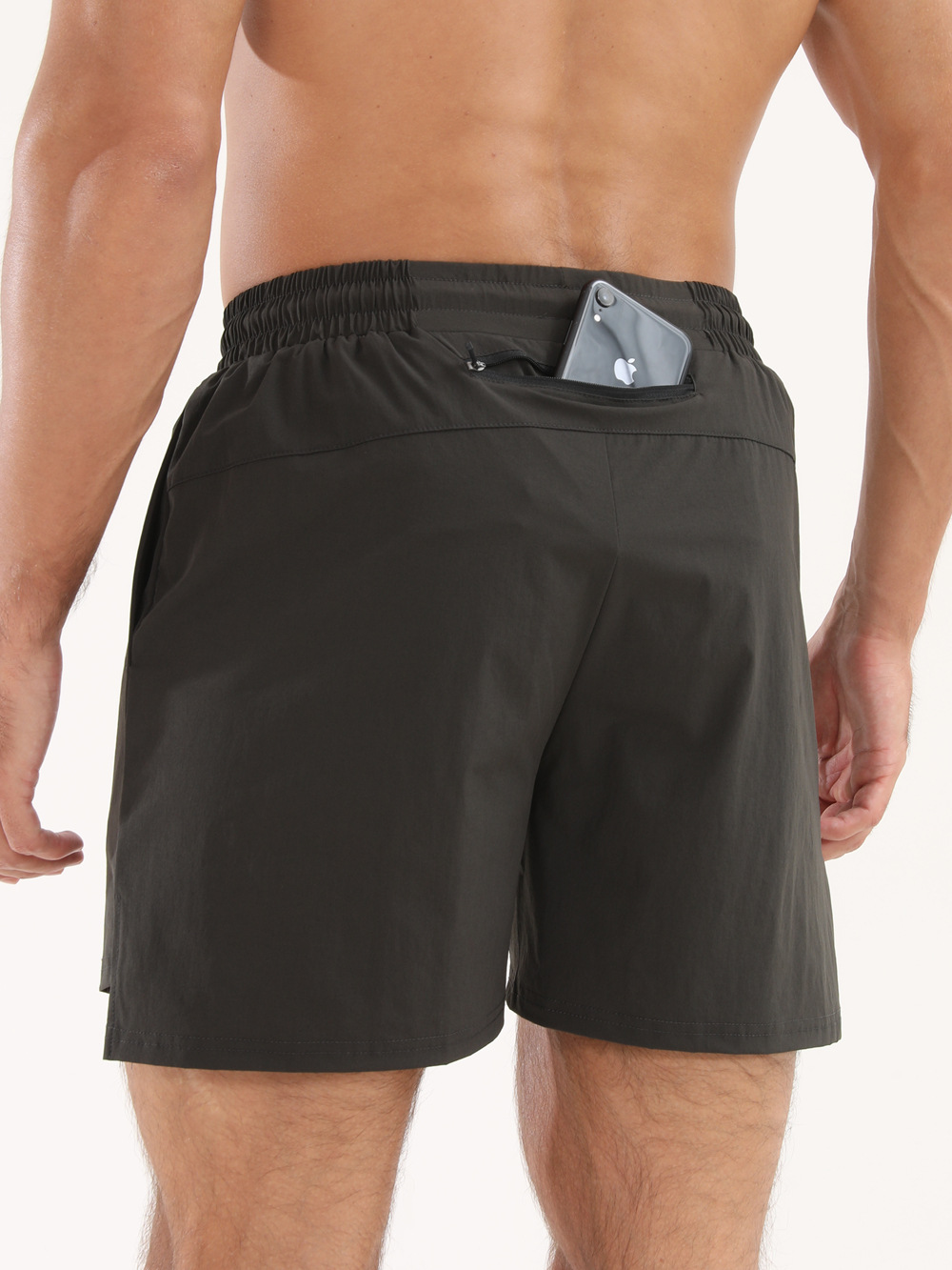 Pantalones cortos deportivos masculinos, ocio, moda, baloncesto, carrera, fitness, entrenamiento de secado rápido en verano, pantalones de cinco puntos de nylon transpirables
