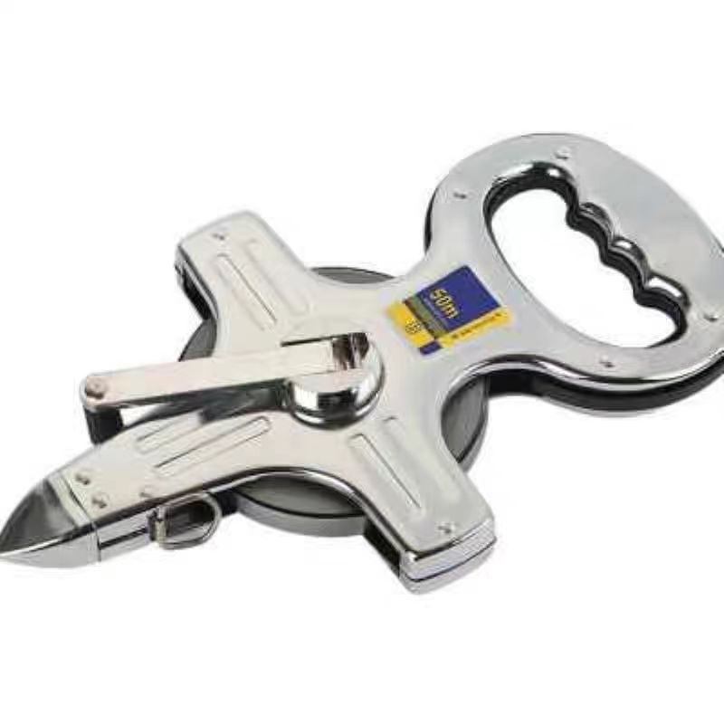 手提卷尺全不锈钢迷你小型钢卷尺30米50米100米尺建筑工程测量尺