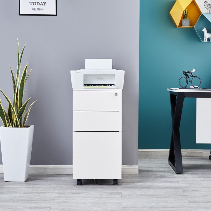 Steel Under-table Drawer Cabinet With Wheels,Low Cabinet,Office File Storage,Iron File Cabinet,Mobile Floor-to-ceiling Storage Cabinet