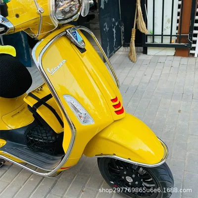 for Vespa modification, original factory: Motorcycle bumper - original-factory-150-chrome-plated-front-protective-bar