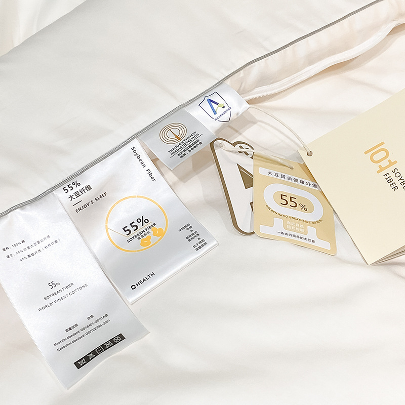 A-class high-end 55% soybean fiber and long-staple cotton 100% pure cotton thick winter quilt for spring and autumn, duvet insert for mother and child