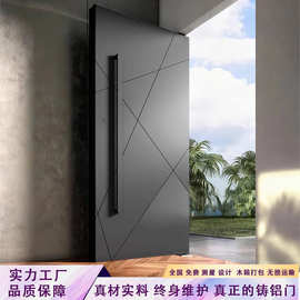 出口美式偏轴门别墅大门双开门农村自建房大门防盗门入户门进户门