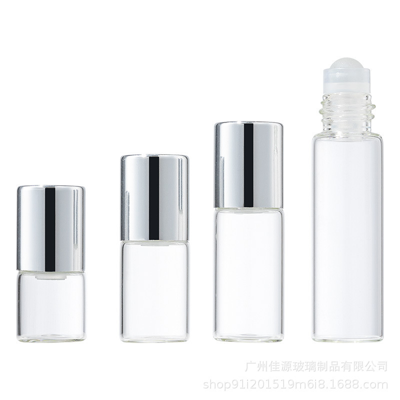 現品ビーズボトル1ml 2ml 3ml 5ml香水分注瓶透明ボールボトル精油原液サンプルボトル|undefined