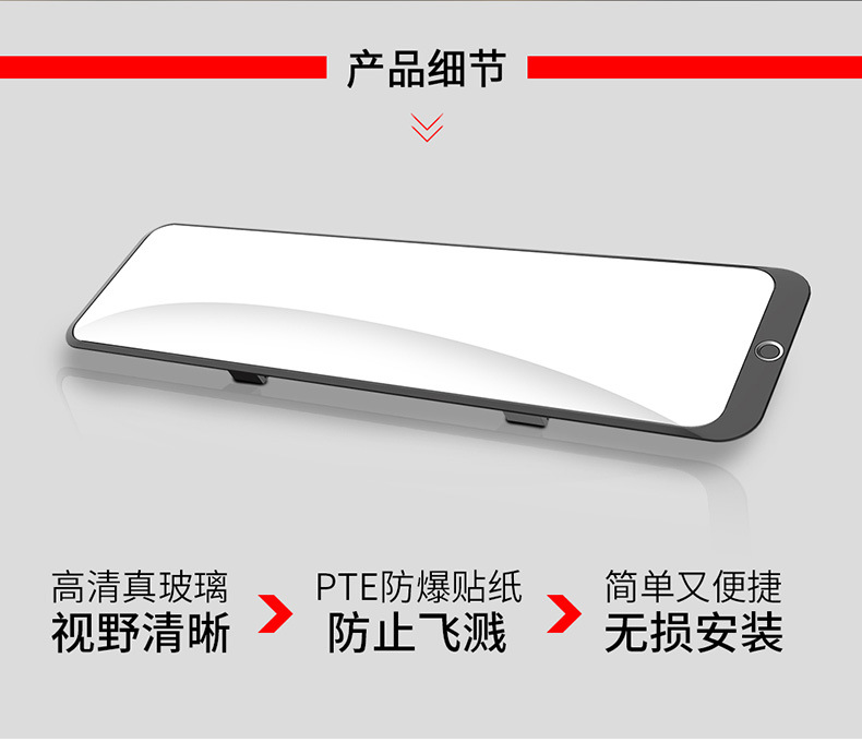 Large-View Rearview Mirror in the Car, Anti-Dazzle Reflector, Car Interior Reversing Mirror, Wide-Angle Curved Plane Mirror, Universal