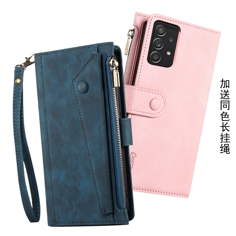 For Samsung Galaxy A52 Leather Case A32 Phone Case A42 Wallet M42 Flip Cover A12 Crossbody 4G New for Men and Women