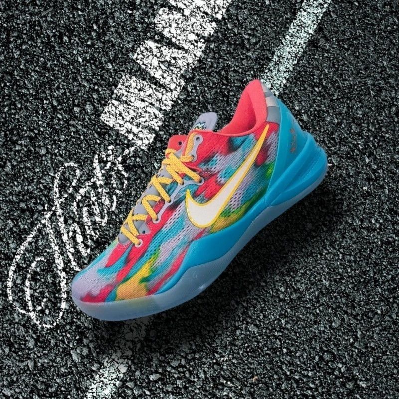 Kobe 8Th Generation Kobe 8 Protro Venice Sea Practical Basketball Shoes, Unisex Cushioning Sports Shoes