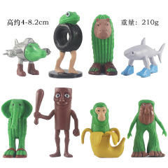 国境を越えた新製品3-3.5インチ山海経手で靴を履いたサメはすべて木の棒人の人形に通じている