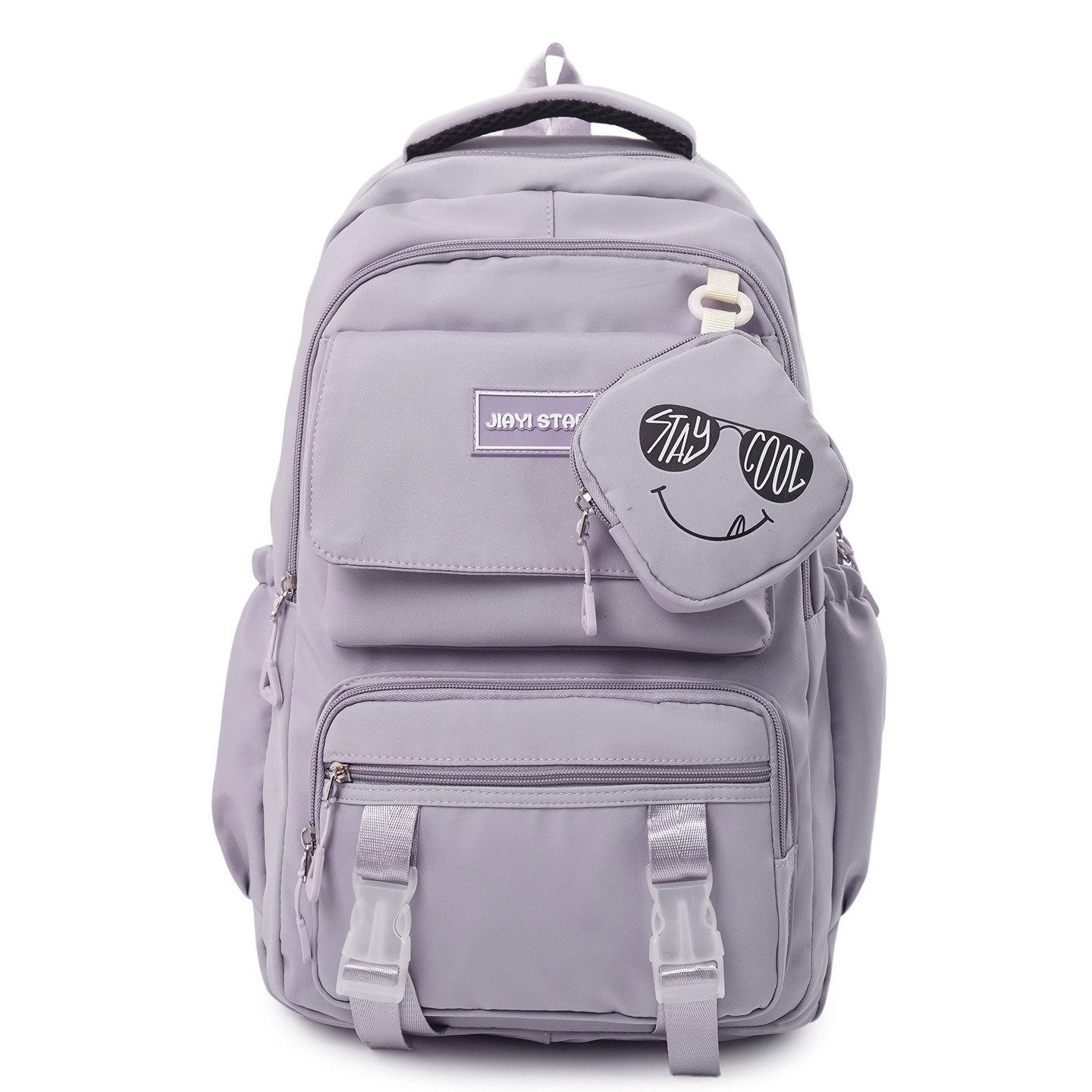 Mochila de alto valor visual de gran capacidad multicapa para reducir la carga de la espalda de la escuela secundaria, mochila para estudiantes de secundaria, mochila para computadoras de viaje