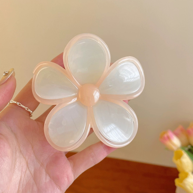 大号撞色发抓春季鲨鱼夹显发量高颜值森系发夹多巴胺儿童轻奢抓夹|undefined