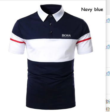 2024 nuevo Aliexpress transfronterizo verano delgado casual de manga corta cremallera estriada solapa camiseta camiseta polo