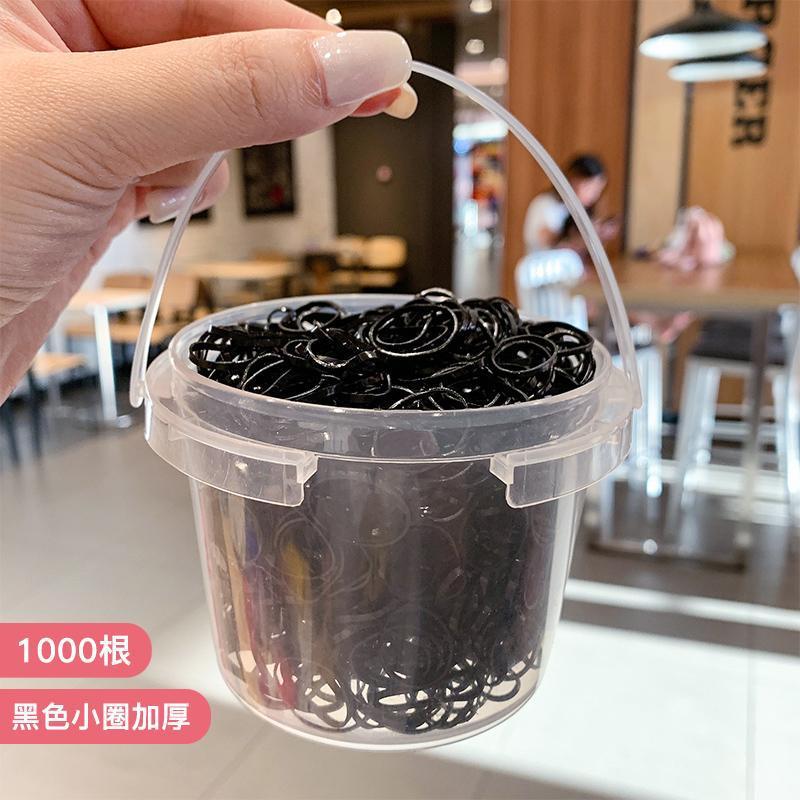 Coleteros desechables, gomas pequeñas para el cabello para niños, gomas para el cabello que no dañan el cabello, gomas para niñas, coleteros de alta elasticidad, accesorios para el cabello.