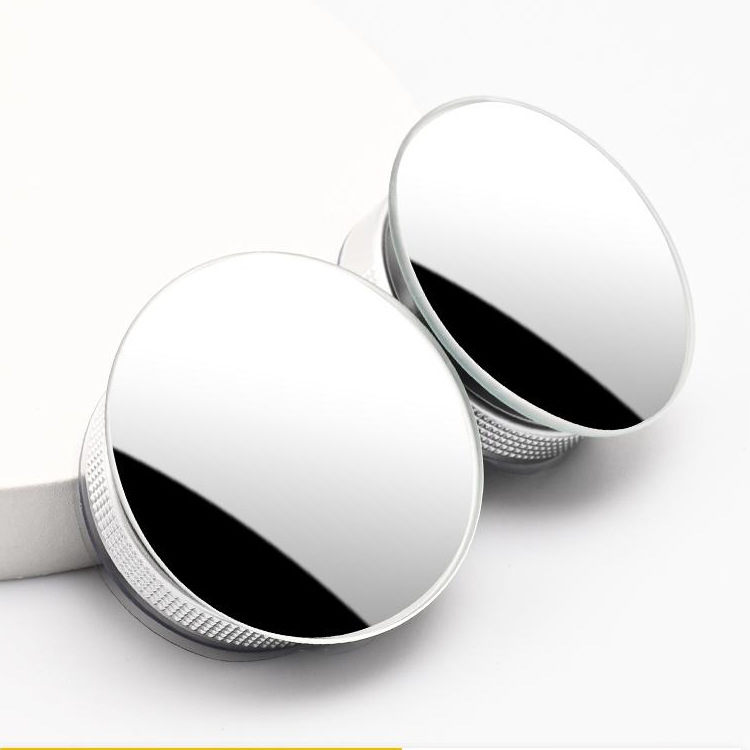 Car rearview mirror modification wide-angle high-definition blind spot mirror for scooters and electric vehicles, suction cup-style small round mirror, durable