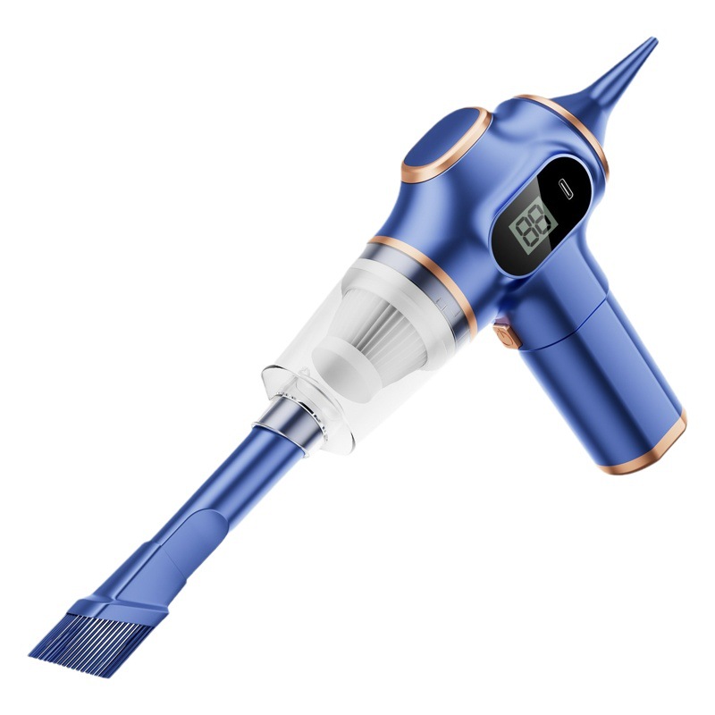 Hogar pequeño de carga de alta potencia del coche aspiradora de mano de succión y soplado de doble uso de gran succión inalámbrica aspiradora de coche