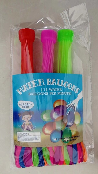 Fast automatic balloon play in water