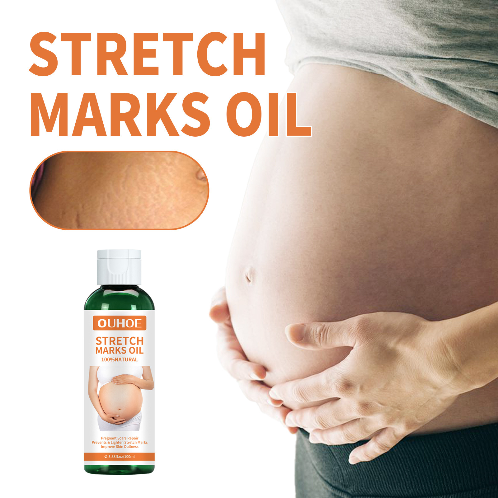 OUHOE Revitalizing postpartum smoothing medical massage oil