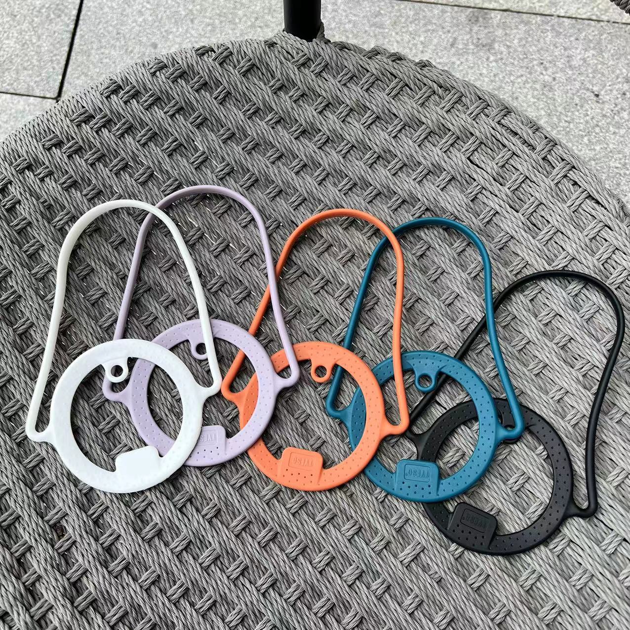 Authentic Tyeso silicone carrying strap for 8848 insulated cup, outdoor portable handle strap, Taishuo on-the-go cup sleeve cup strap