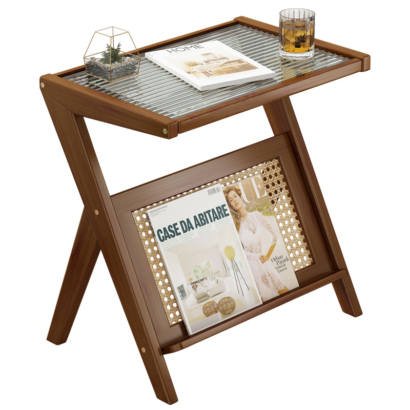 Mesa de té simple tabla pequeña tabla pequeña tabla de té móvil tabla de té sala de estar casa sofá mesas