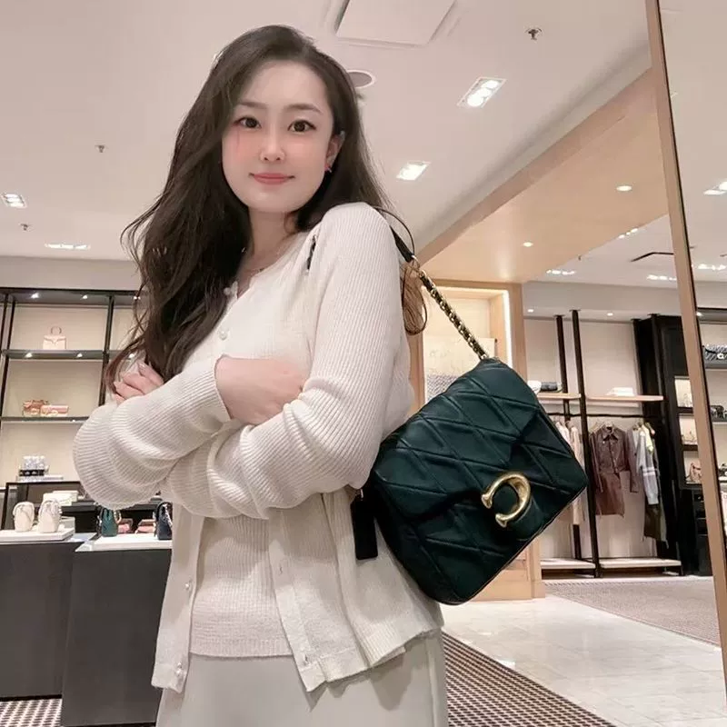 Universal chain with diamond pattern for leisure, shoulder bag one shoulder
