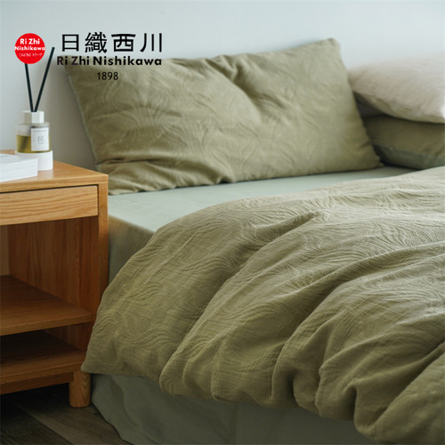 Antibacterial thickening丨cotton jacquard bed four-piece retro three-dimensional cotton quilt cover 5A grade antibacterial Ykk zipper 4