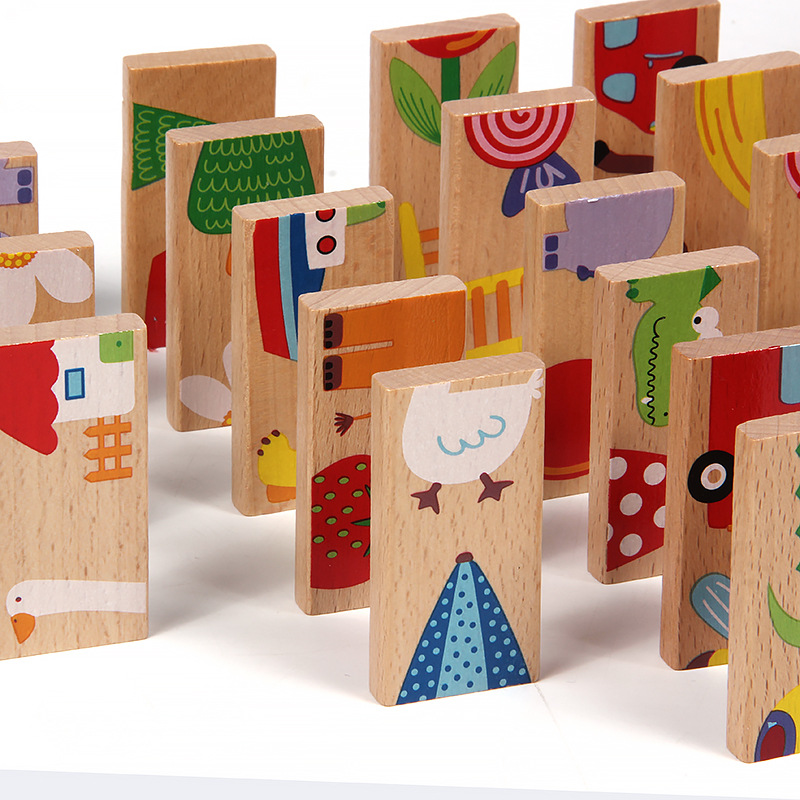 Domino Animal 28 piezas puzzle