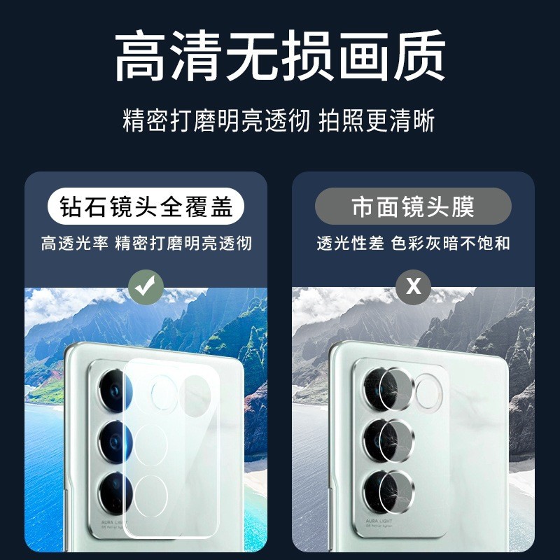 Adecuado para xiaomi 13t pro versión en el extranjero cámara trasera película de lente de pantalla de seda película protectora xiaomi 13t película